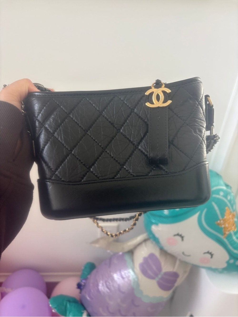 Chanel Small Gabrielle Quilted Lambskin Mixed hardware
